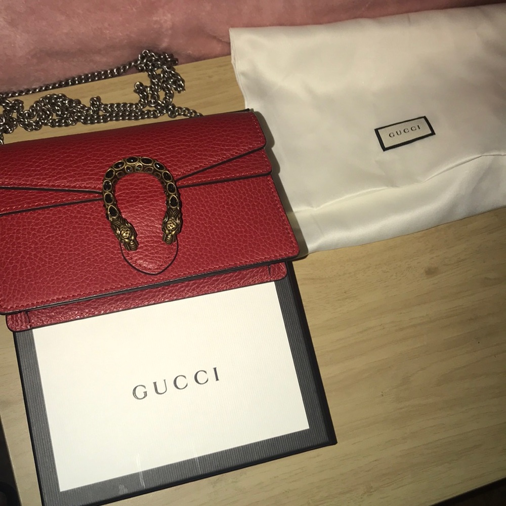 Mini Red Gucci Dionysus bag